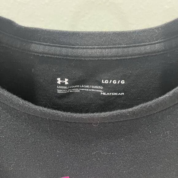 Under Armour Ignite The Fight Breast Cancer Awareness T-shirt ~ Men's LG - Picture 5 of 5